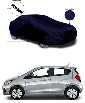 Wadhwa Creations Car Cover For Chevrolet Spark (Without Mirror Pockets)(Blue)