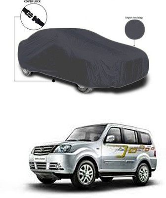 Wadhwa Creations Car Cover For Tata Sumo Grande MK II (Without Mirror Pockets)(Grey)