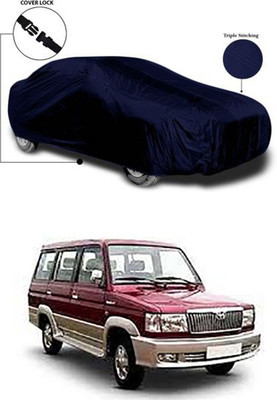 Gromaa Car Cover For Toyota Qualis (Without Mirror Pockets)(Blue)