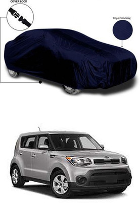 Wadhwa Creations Car Cover For Kia Soul (Without Mirror Pockets)(Blue)