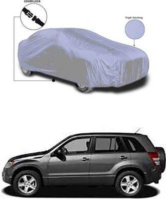 Gromaa Car Cover For Maruti Suzuki Grand Vitara (Without Mirror Pockets)(Silver)