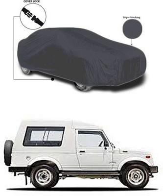 Wadhwa Creations Car Cover For Maruti Suzuki Gypsy King (Without Mirror Pockets)(Grey)
