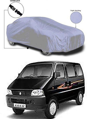 Wadhwa Creations Car Cover For Maruti Suzuki Eeco (Without Mirror Pockets)(Silver)