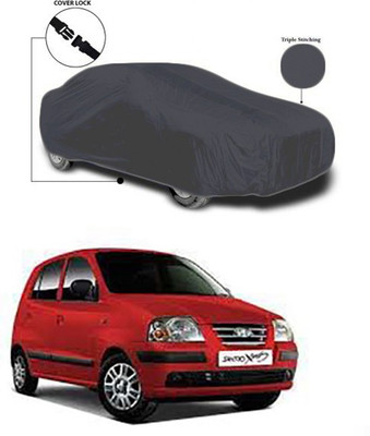 Wadhwa Creations Car Cover For Hyundai Santro Xing (Without Mirror Pockets)(Grey)