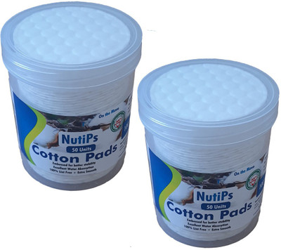 Nutips Cotton Pads Pack of 2(100 Units)