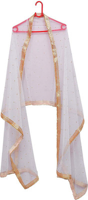 faith visit Net Embellished Women Dupatta