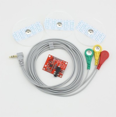 Electrobot Heart Rate Monitor Kit with AD8232 ECG Sensor Module Electronic Components Electronic Hobby Kit
