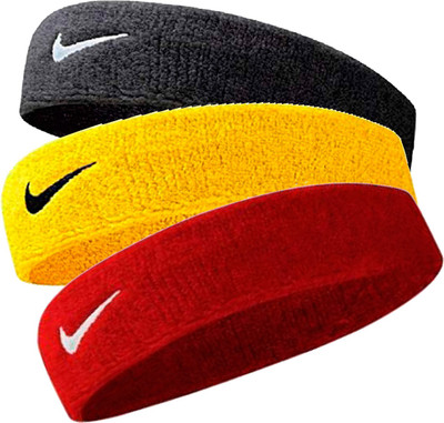 R-Lon Sports Cotton Headband for Men and Woman and All Sports Fitness (Pack of 2)-sk15 Head Support(Multicolor)