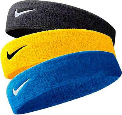 R-Lon Sports Cotton Headband for Men and Woman and All Sports Fitness (Pack of 2)-sk13 Head Support(Multicolor)