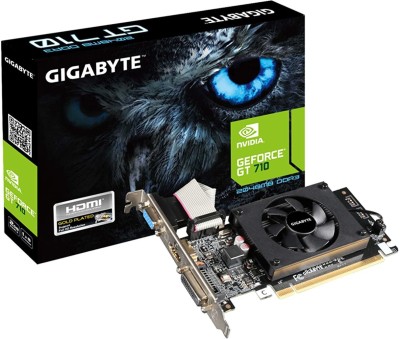 GIGABYTE NVIDIA GeForce GT 710 2GB DDR3 Memory Graphics Card 2 GB DDR3 Graphics Card