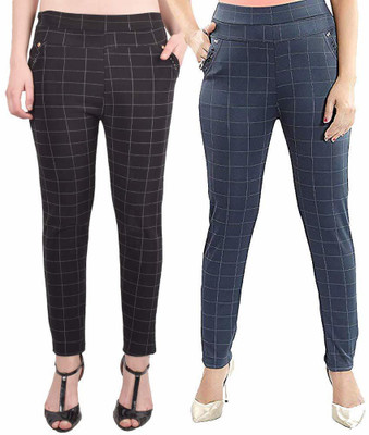 Cloud Star Multicolor Jegging(Checkered)