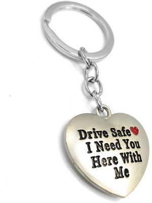 Blue Aura Drive Safe I Need You Here With Me Matt finish Keychain Key Chain