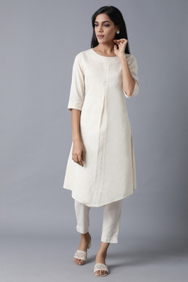 Buy W Off White Printed Kurta on Jabong PaisaWapas