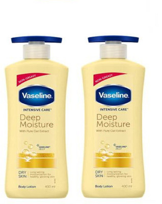 Vaseline deep restore body lotion 400 ml pack of 2(800 ml)