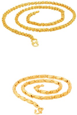 SHANKH-KRIVA Gold-plated Plated Metal Chain