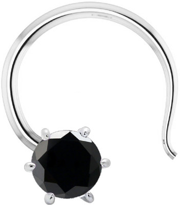 Parnika Cubic Zirconia Sterling Silver Nose Stud