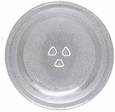 ZOPTER ENTERPRISE 245MM / 9.5 INCH MICROWAVE OVENS TURNTABLE GLASS BAKING TRAY (17 TO 22 LTR) Fiber Glass Microwave Turntable Plate