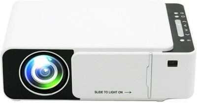 dkian T5 uc46 Smart Projector HD 3D 4K WiFi miracast 3200 Lumens Home Cinema Projector (3200 lm / 1 Speaker / Wireless) Portable Projector(White)