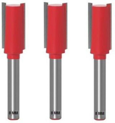 LIEUTENANT SHANK 8-MM ( Cut Dia.12 MM) STRAIGHT ROUTER/TRIMMER BITS 9505 Rotary Bit Set(3 Bits)
