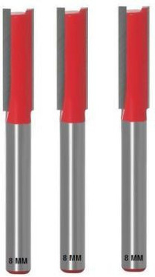 LIEUTENANT SHANK 8-MM ( Cut Dia.6 MM) STRAIGHT ROUTER/TRIMMER BITS 9502 Rotary Bit Set(3 Bits)