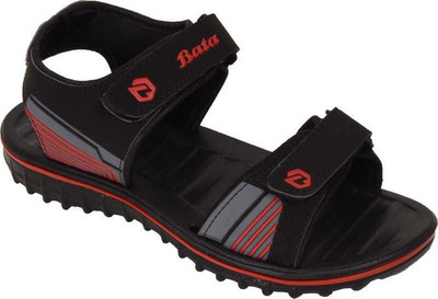 Bata Men Sandals(Black , 9)