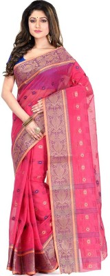 Gayatri boutique Printed Bollywood Cotton Silk Saree(Pink)