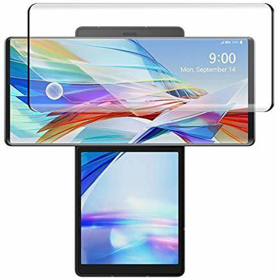 CASEHUNT Edge To Edge Tempered Glass for LG WING 5G(Pack of 1)
