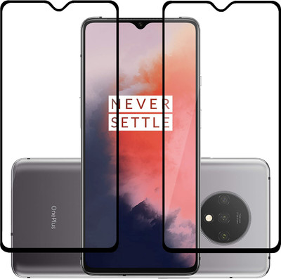 MobileBukket Edge To Edge Tempered Glass for OnePlus 7T(Pack of 2)