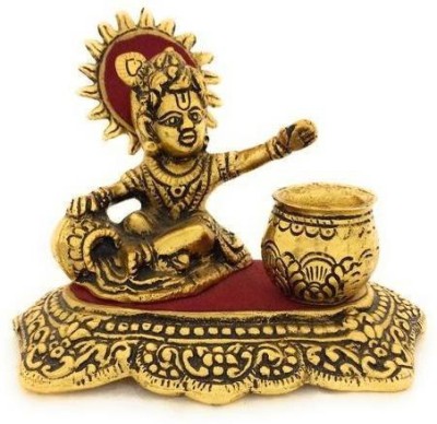 SV Traders Decorative Showpiece  -  10 cm(Aluminium, Gold)