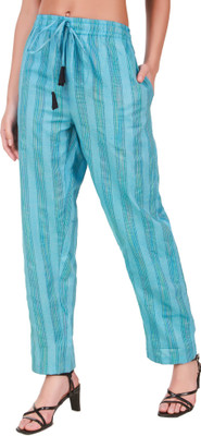 AMULYAM FASHION Regular Fit Women Blue Trousers