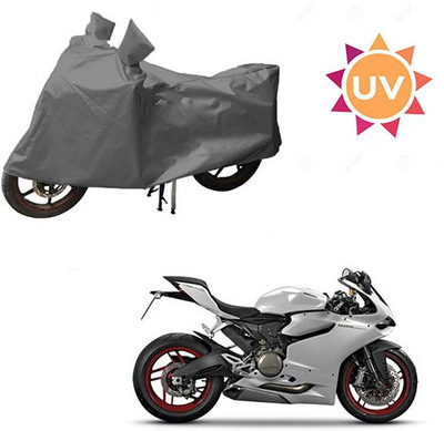 RPSENTTERPR Waterproof Two Wheeler Cover for Ducati(899 Panigale, Grey)