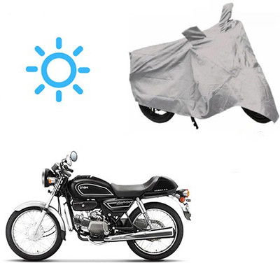 MOTOWORLD Waterproof Two Wheeler Cover for Hero(Splendor Pro Classic, Silver)