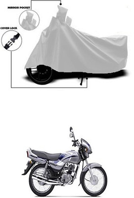 Gromaa Two Wheeler Cover for TVS(Silver)