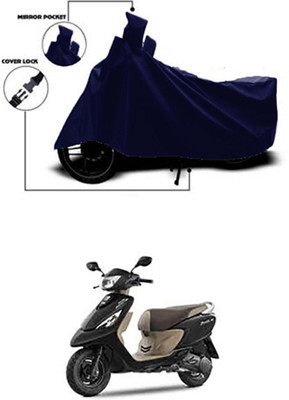 Gromaa Two Wheeler Cover for TVS(Blue)