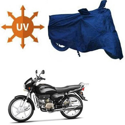 RPSENTTERPR Waterproof Two Wheeler Cover for Hero(Splendor Plus, Blue)