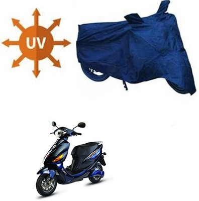 Feel heaven Waterproof Two Wheeler Cover for Hero(Electric Cruz, Blue)