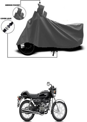 Gromaa Two Wheeler Cover for Hero(Splendor Pro Classic, Grey)