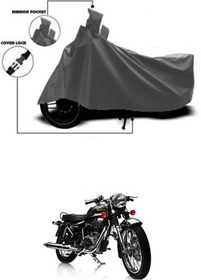 Gromaa Two Wheeler Cover for Royal Enfield(Grey)