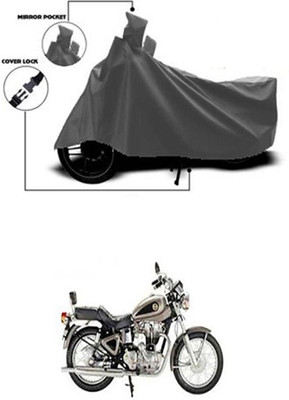 Gromaa Two Wheeler Cover for Royal Enfield(Grey)