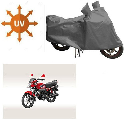 Feel heaven Waterproof Two Wheeler Cover for Hero(Xtreme Sports, Grey)