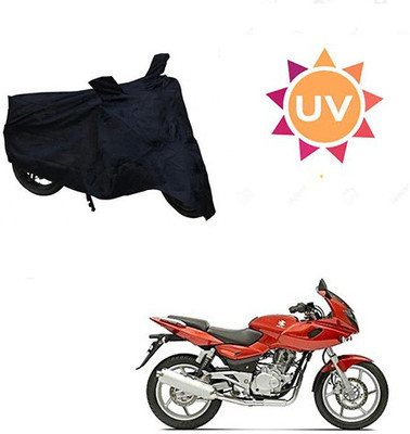 RPSENTTERPR Waterproof Two Wheeler Cover for Bajaj(Pulsar 220 DTS-i, Black)