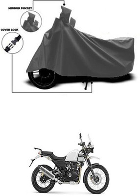 Gromaa Two Wheeler Cover for Royal Enfield(Grey)