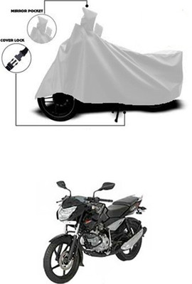 Wadhwa Creations Two Wheeler Cover for Bajaj(Pulsar 135 LS DTS-i, Silver)