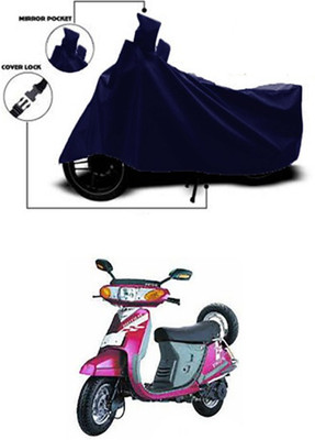 Wadhwa Creations Two Wheeler Cover for Kinetic(Blue)