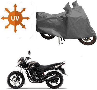 Feel heaven Waterproof Two Wheeler Cover for Bajaj(Discover 150 s, Grey)