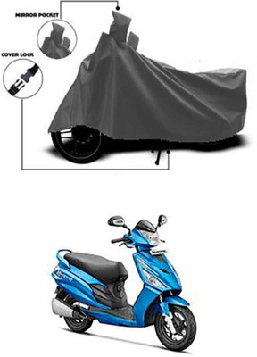 Gromaa Two Wheeler Cover for Hero(Maestro Edge, Grey)