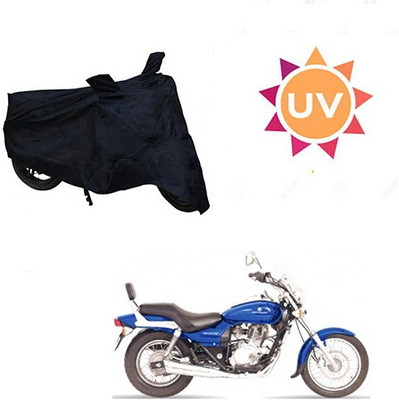 saanvi Waterproof Two Wheeler Cover for Bajaj(Avenger, Black)