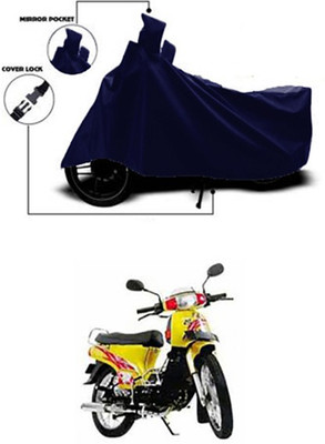 Gromaa Two Wheeler Cover for Kinetic(Blue)