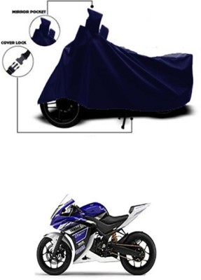 Wadhwa Creations Two Wheeler Cover for Yamaha(YZF R25, Blue)