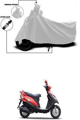 Wadhwa Creations Two Wheeler Cover for Mahindra(Silver)
